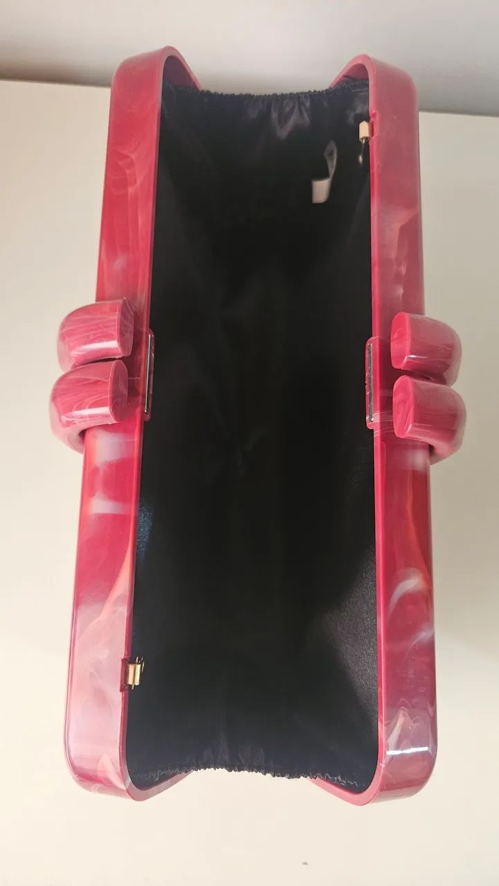 Bolsa clutch marsala - Foto 3