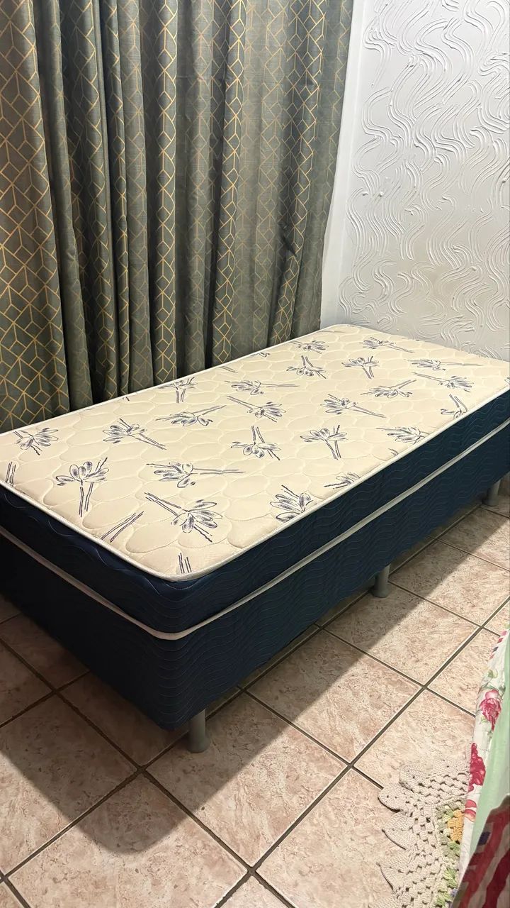Cama box de solteiro 