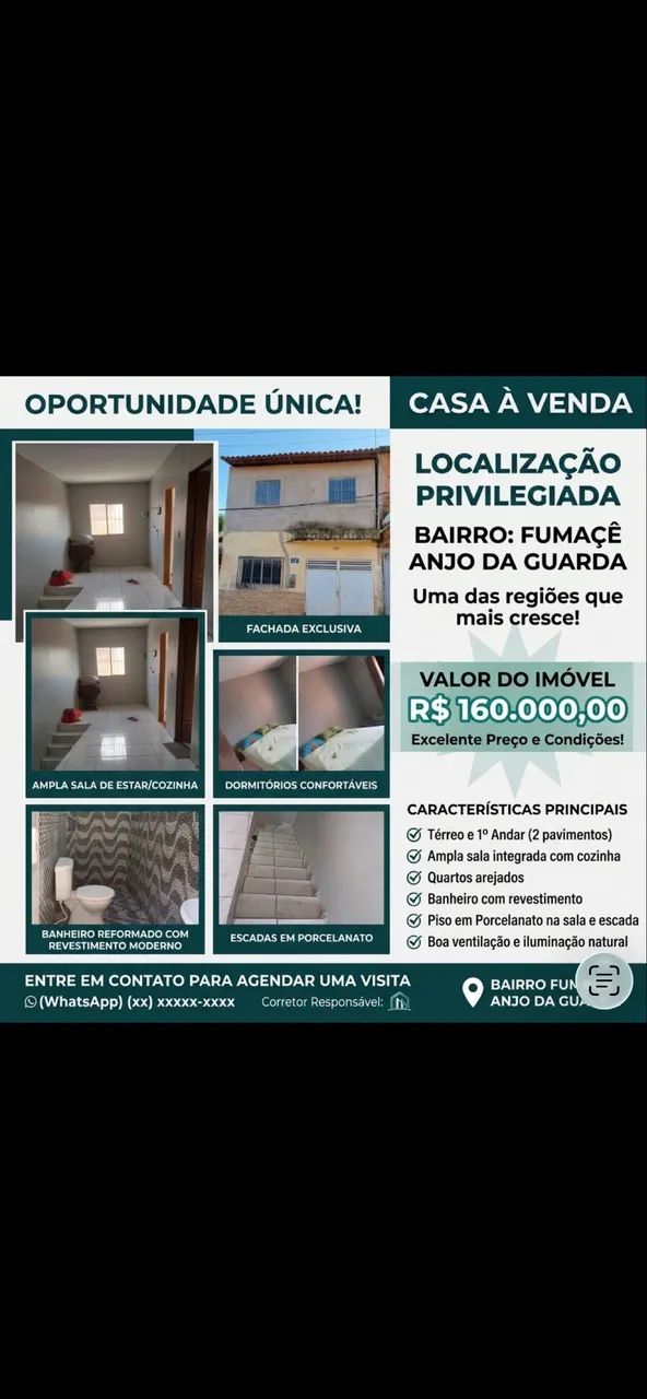 Linda casa no fumacê 