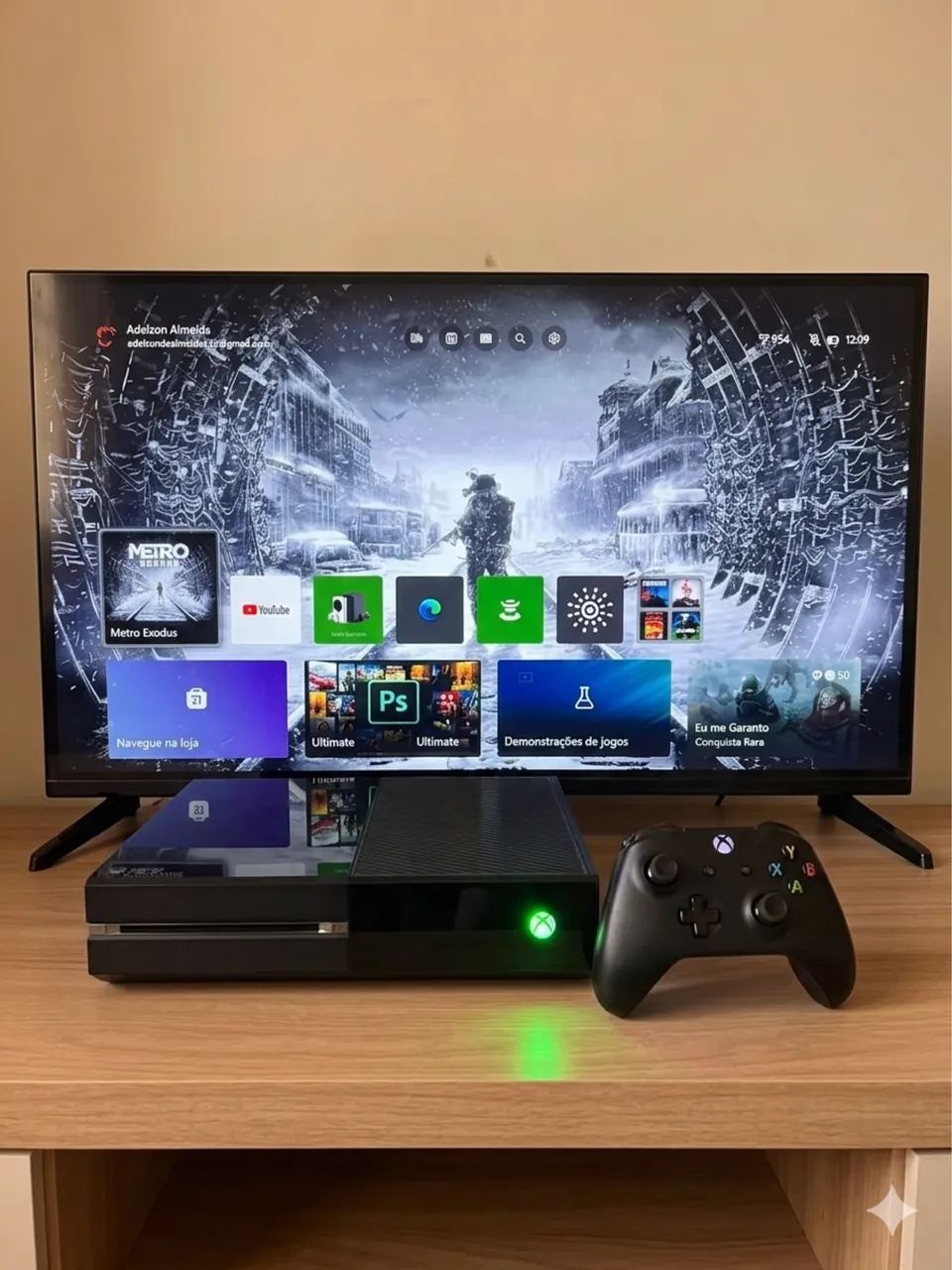 Xbox One Fat 1TB Completo - Revisado, com Pasta Térmica Nova e Limpeza - Foto 2