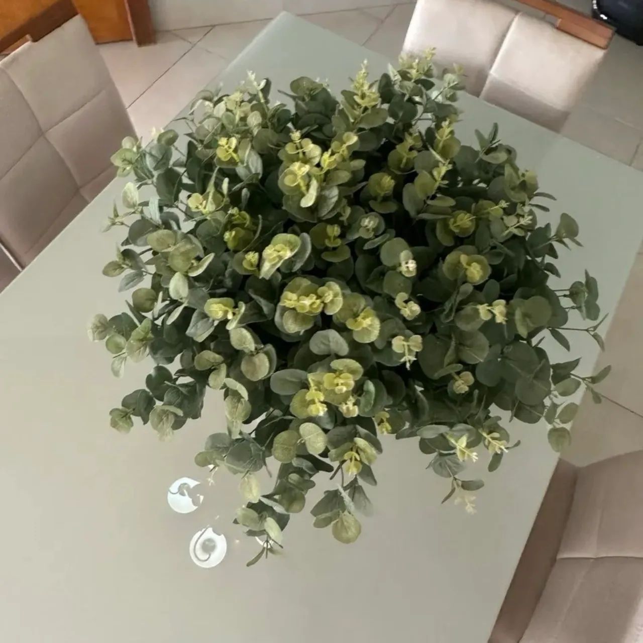 Vaso ornamental com buquê de eucalipto  - Foto 2