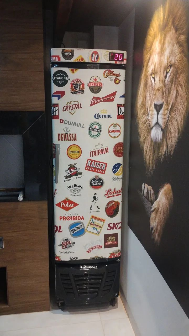 Cervejeira vertical freezer Slim perfeito estado 