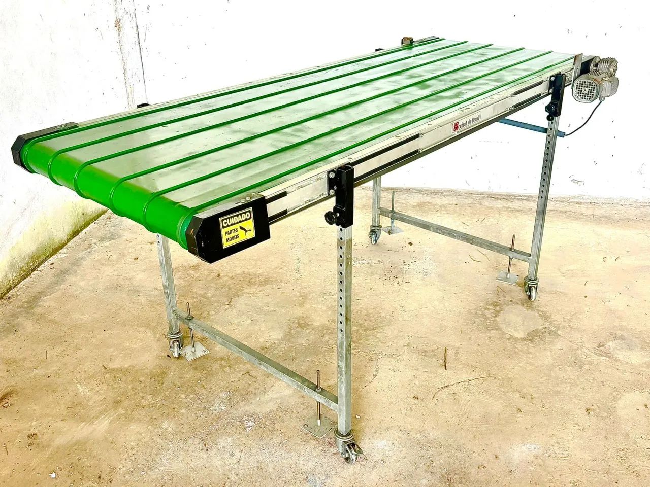 Esteira transportadora 2,50 metros x 85 cm com suporte móvel  - Foto 2
