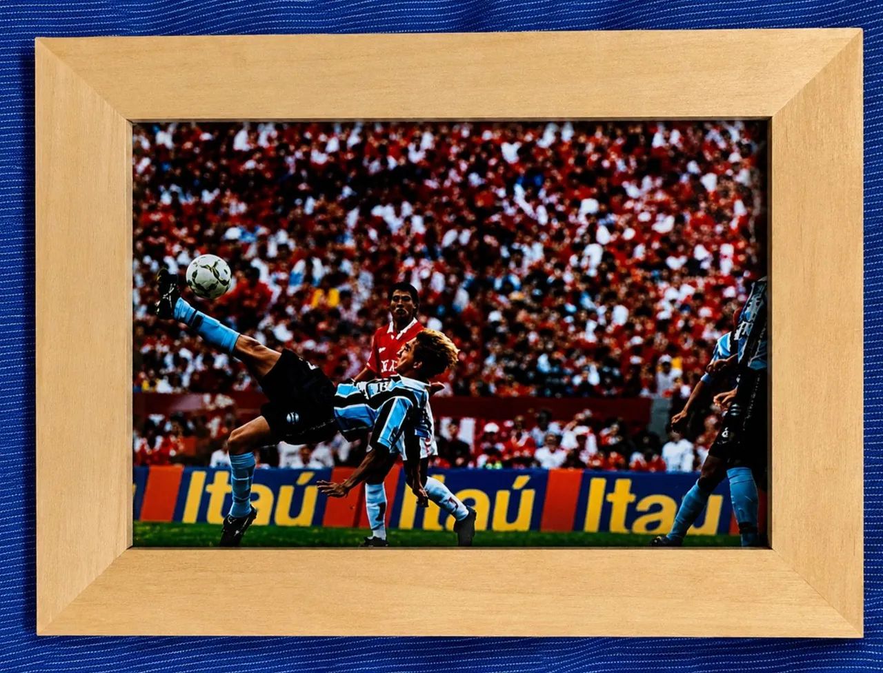 Quadro da bicicleta do Paulo Nunes no Grenal