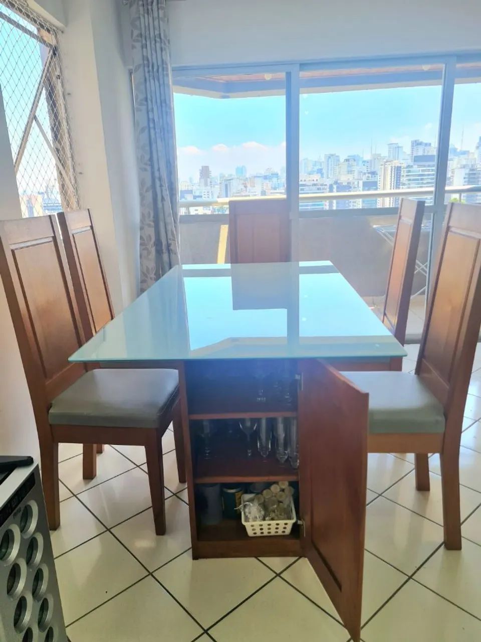 Mesa jantar 6 lugares com bases torres - Foto 3