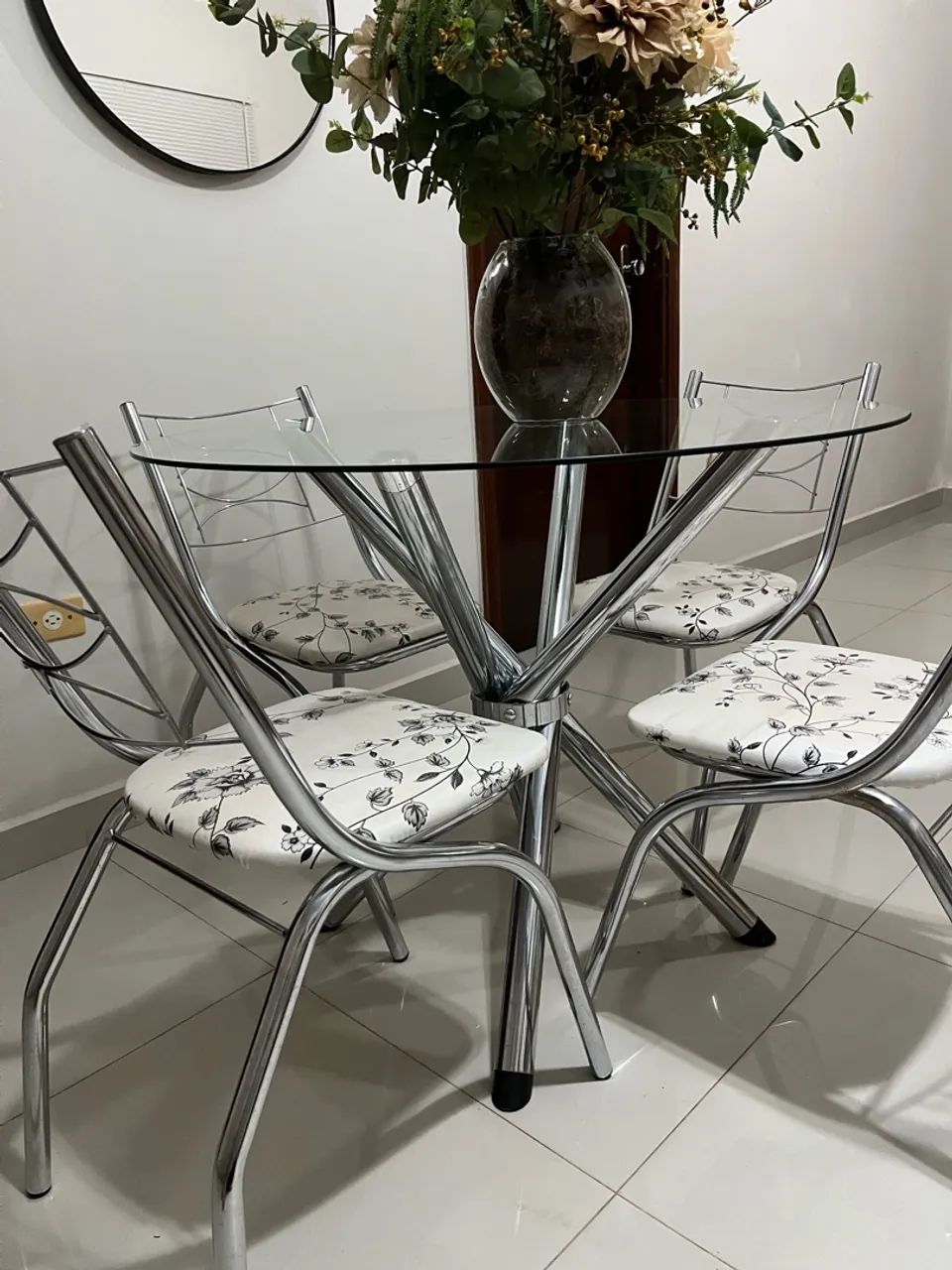 Mesa de jantar cromada  - Foto 3
