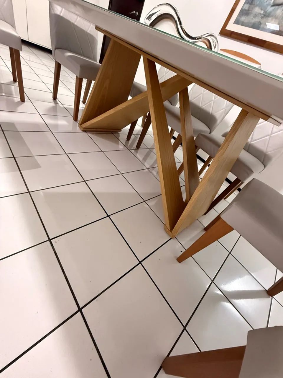 Mesa de jantar com 8 cadeiras  - Foto 3
