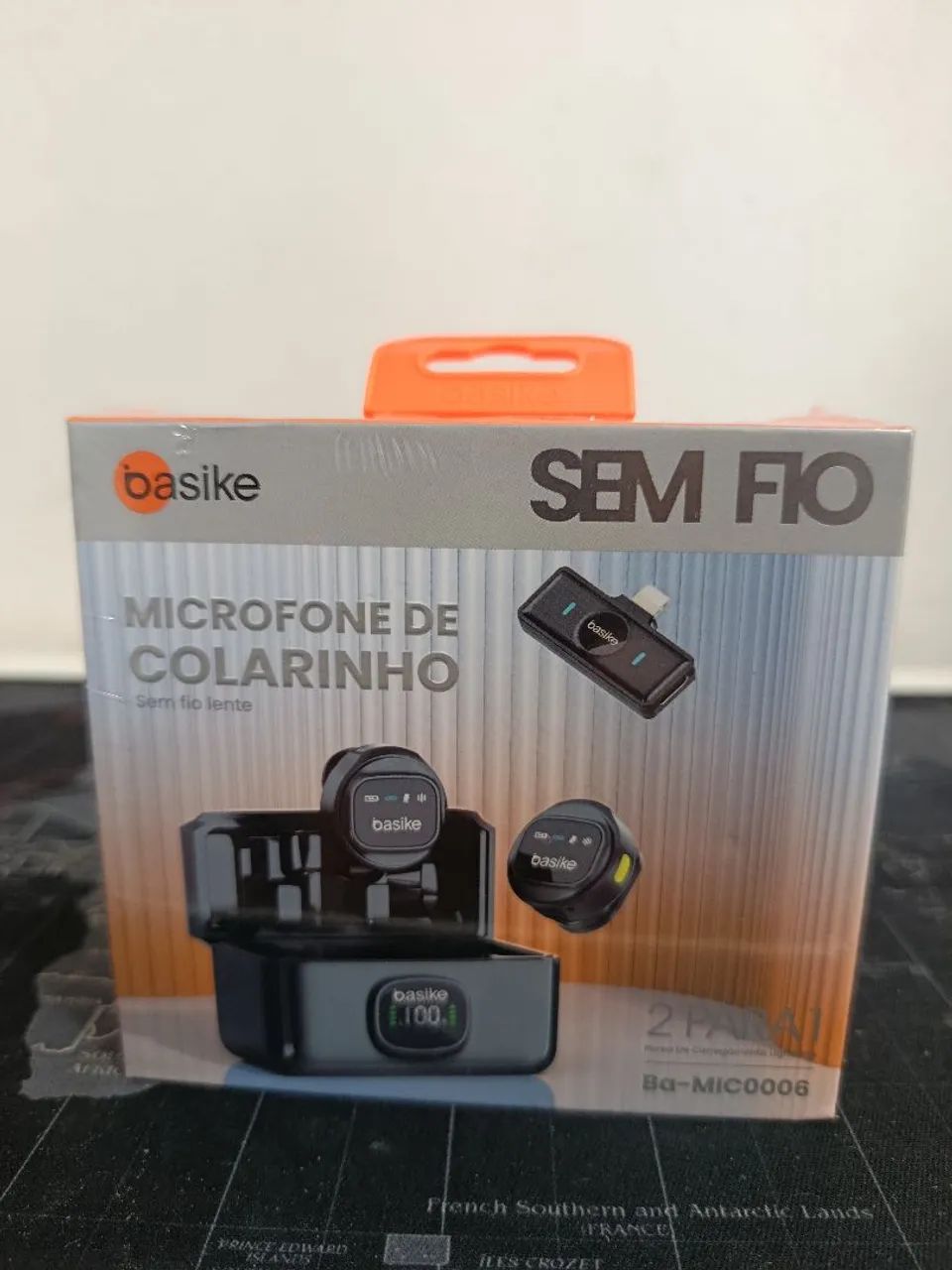 Microfone de lapela duplo colarinho entrada lightning iPhone / MEGA PROMOÇÃO  - Foto 3