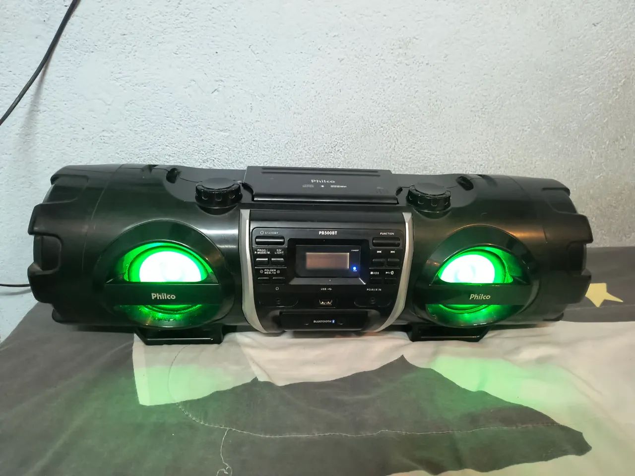 Rádio bombox bluetooth subwofer 