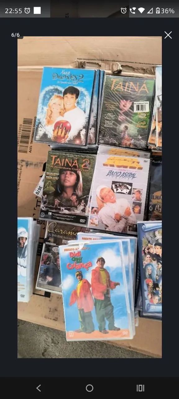 Dvds Lacrados e originais 