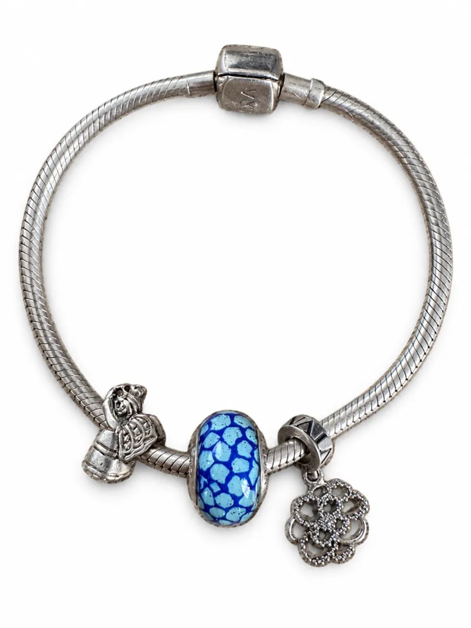 Pulseira Vivara Original com 3 Berloques 