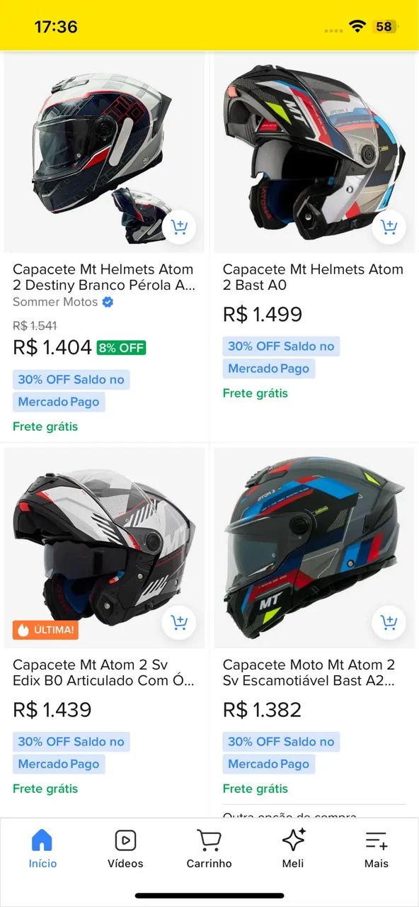 Capacete Atom 2 MT Helmets - Foto 3