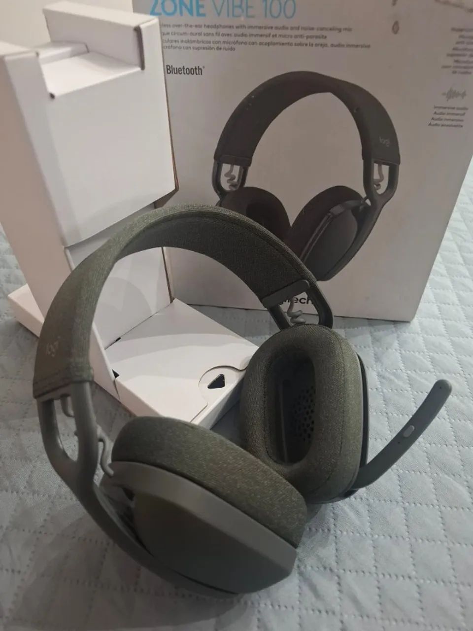 Headset Logitech Zone Vibe 100 Bluetooth - Foto 4
