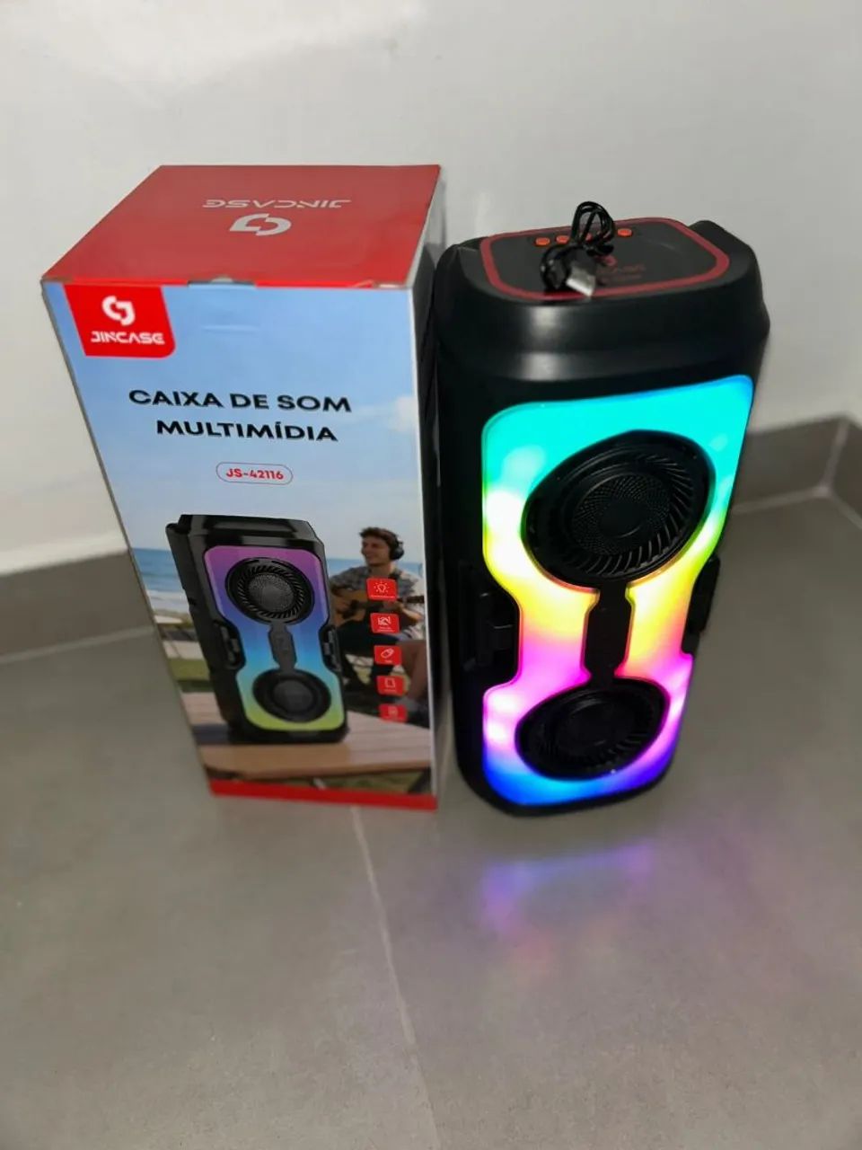VENDO CAIXA DE SOM BLUETOOTH NOVA