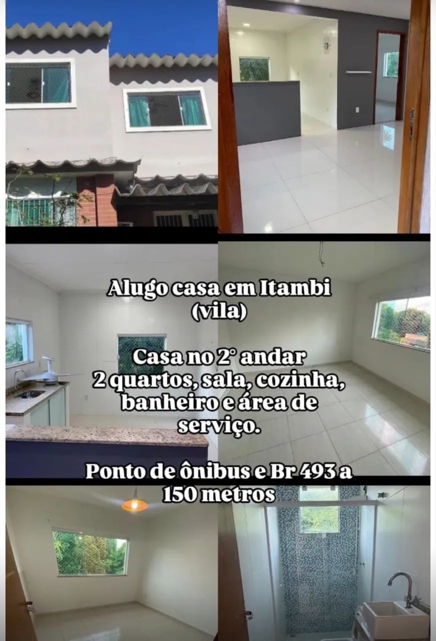ALUGO CASA 02 QUARTOS