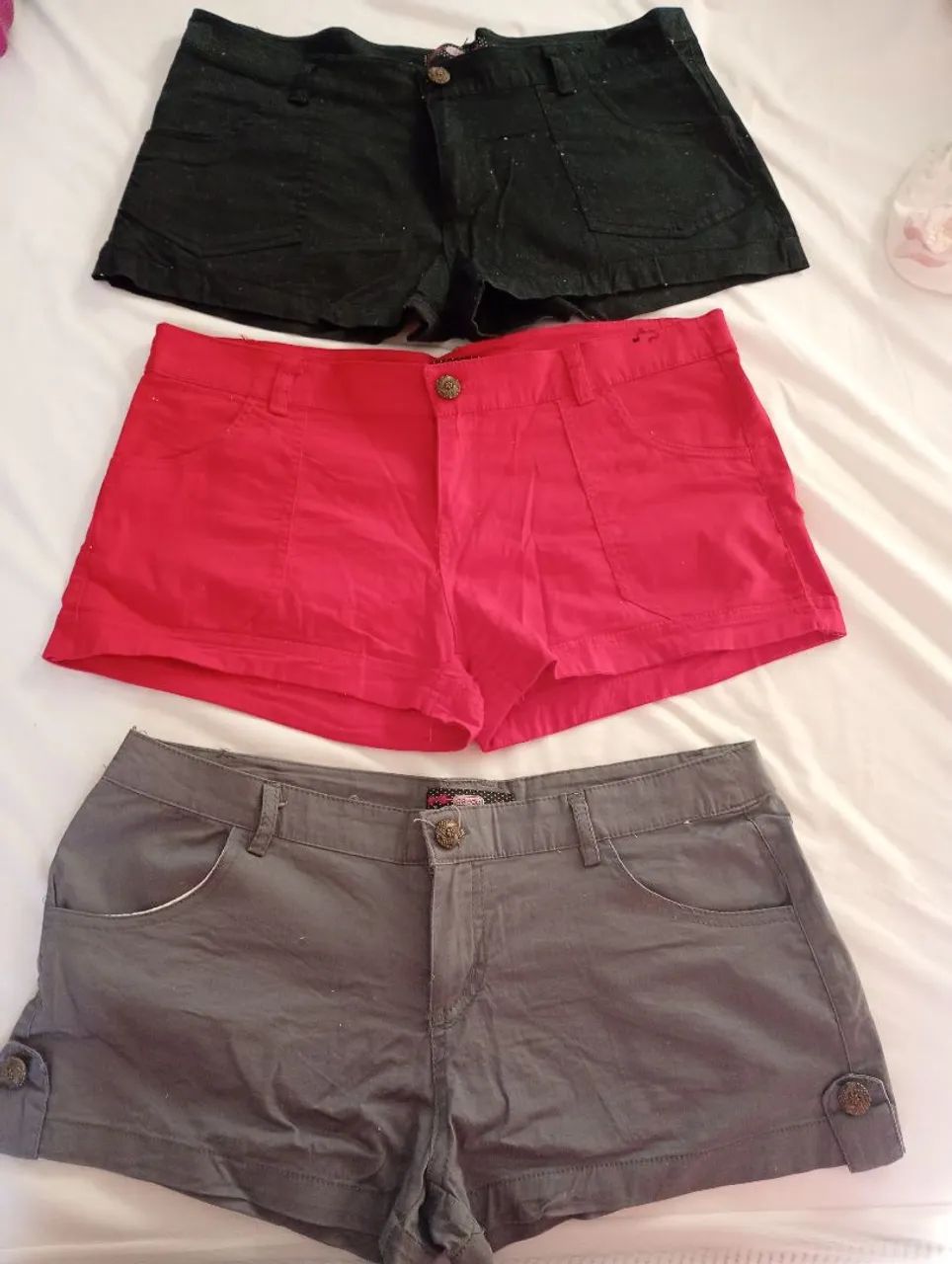 Kit 3 shortinho sarja 42 
