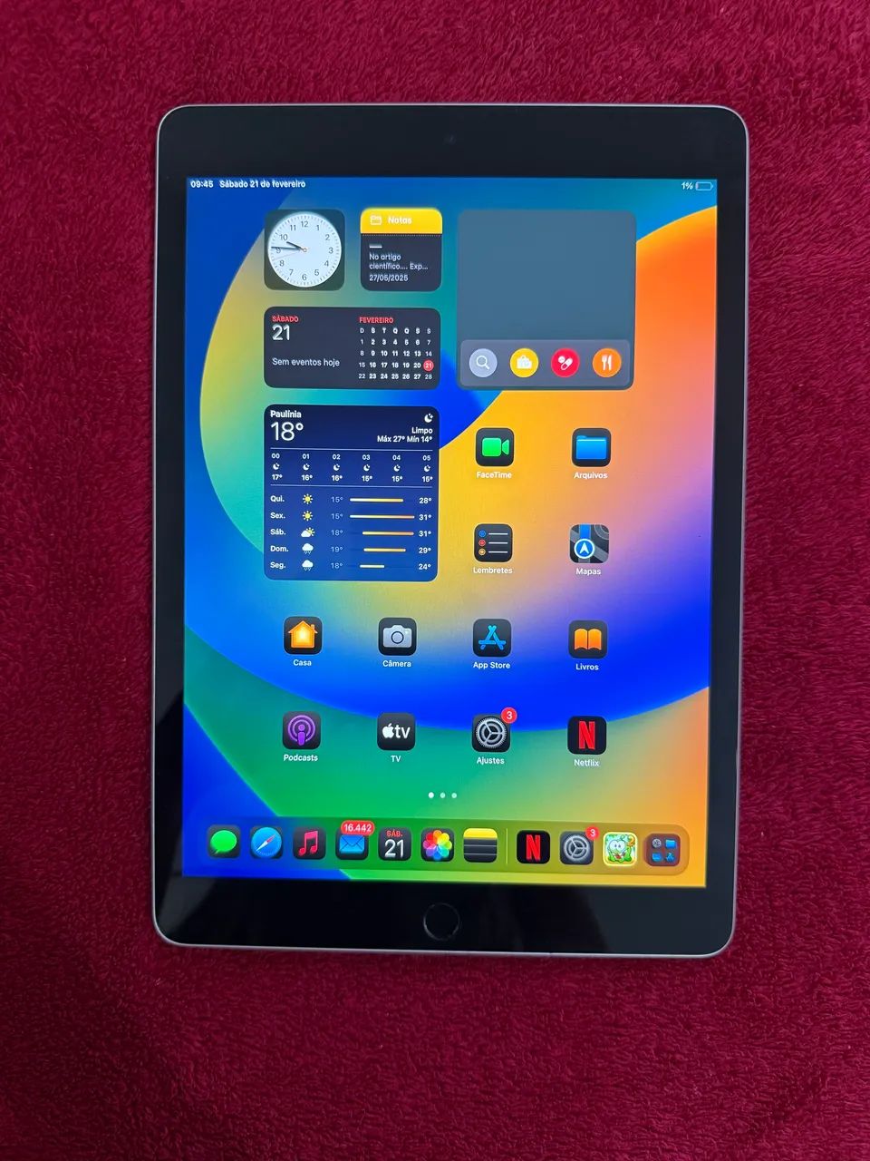 iPad 9 + Caneta Apple Pencil + teclado - Foto 3