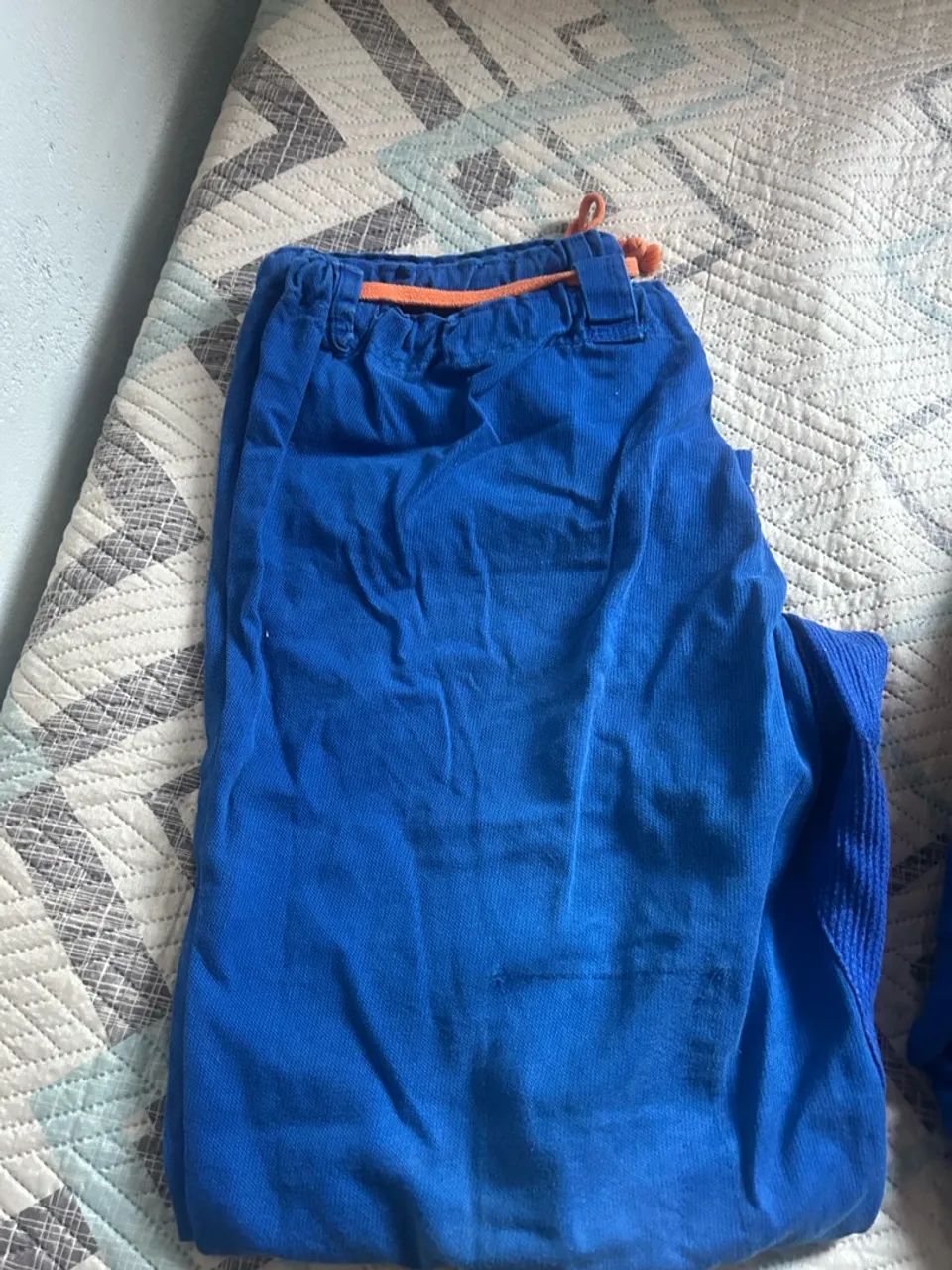 Kimono Kata Kire azul trançado  - Foto 3