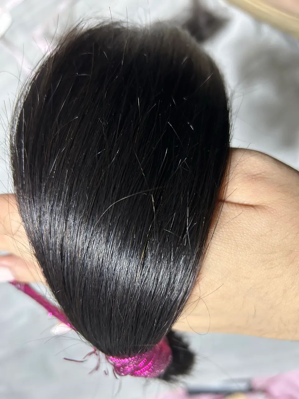 Cabelo humano 40cm 