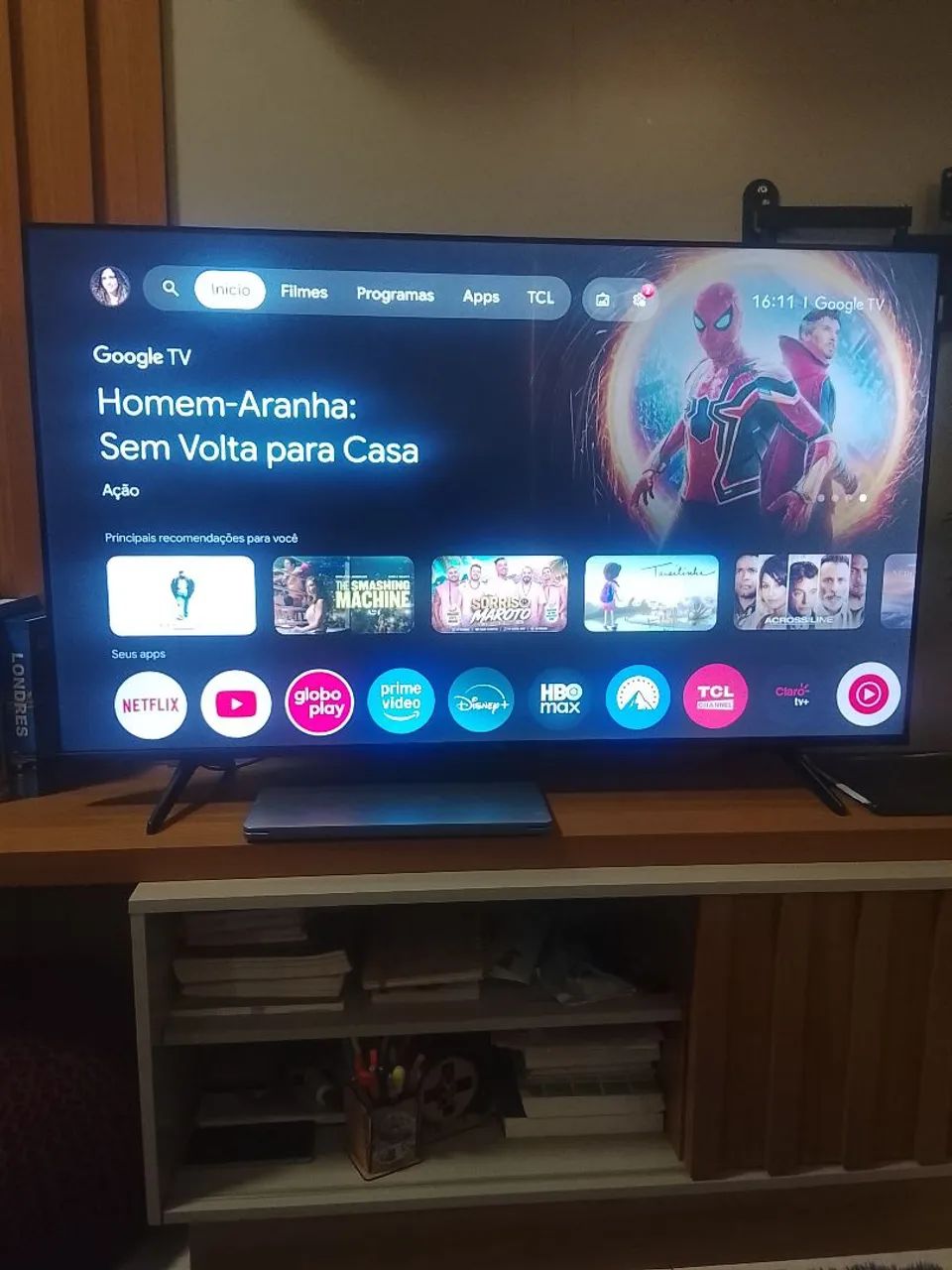 TV TCl 50 polegadas 3 meses de uso 