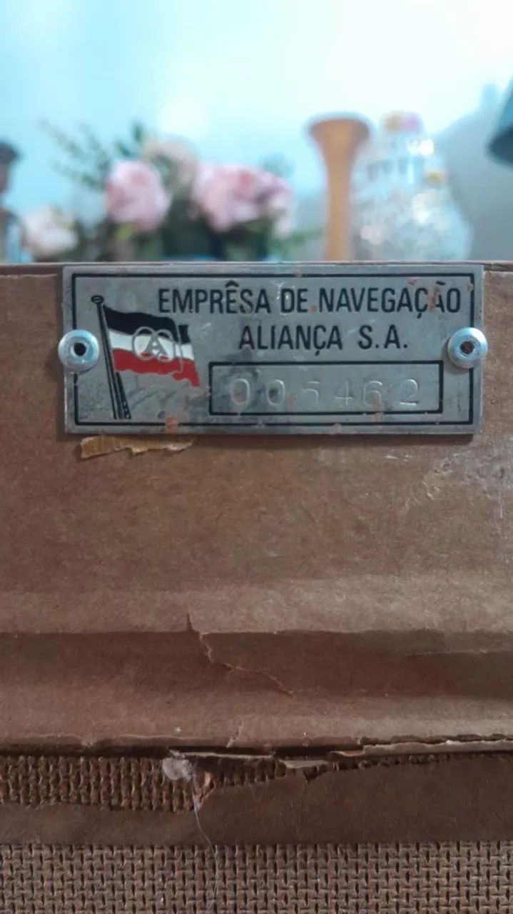 Antigo par de quadros pintura em eucatex - Foto 4