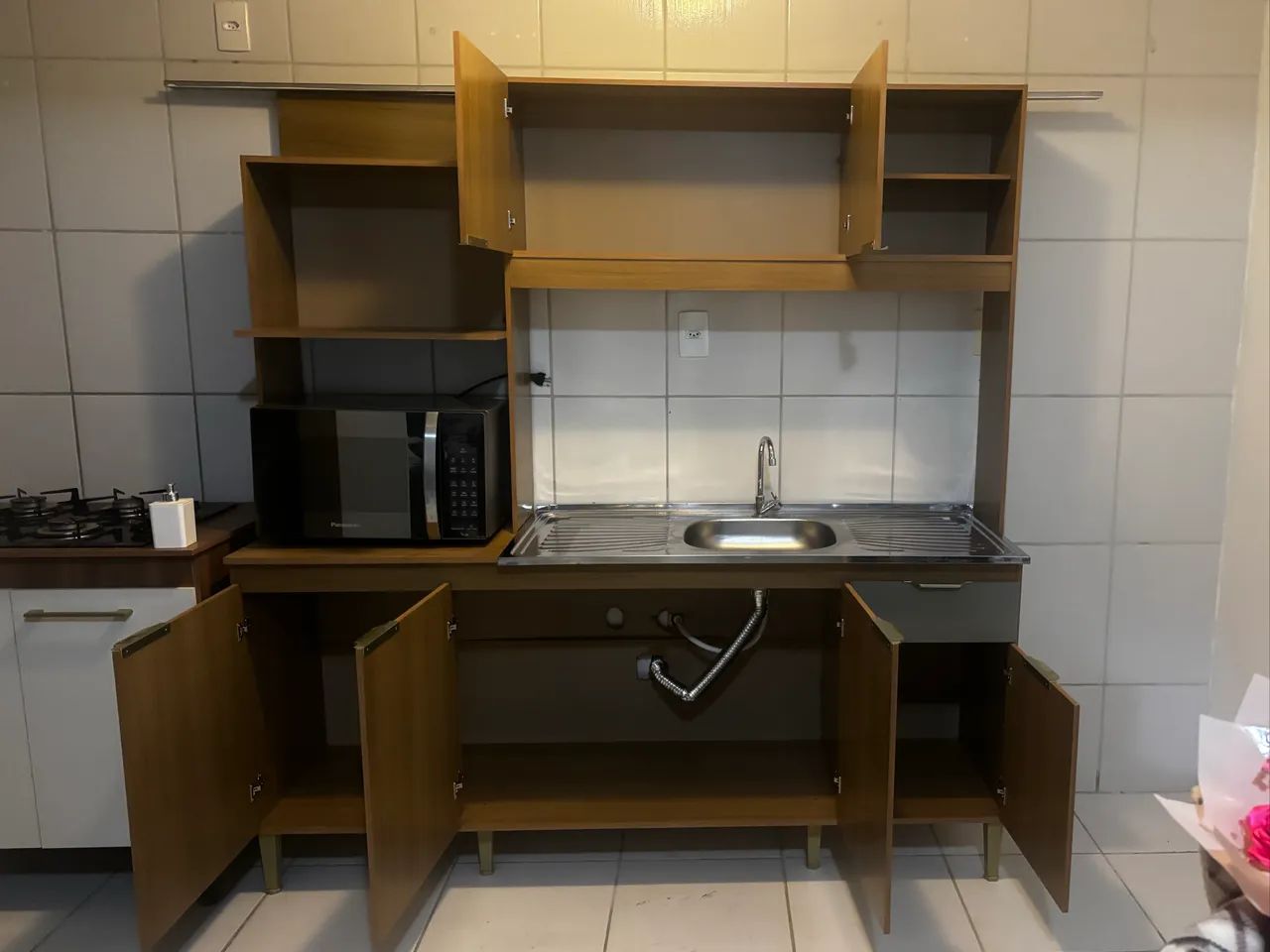 Kit de cozinha MDF com pia  - Foto 2