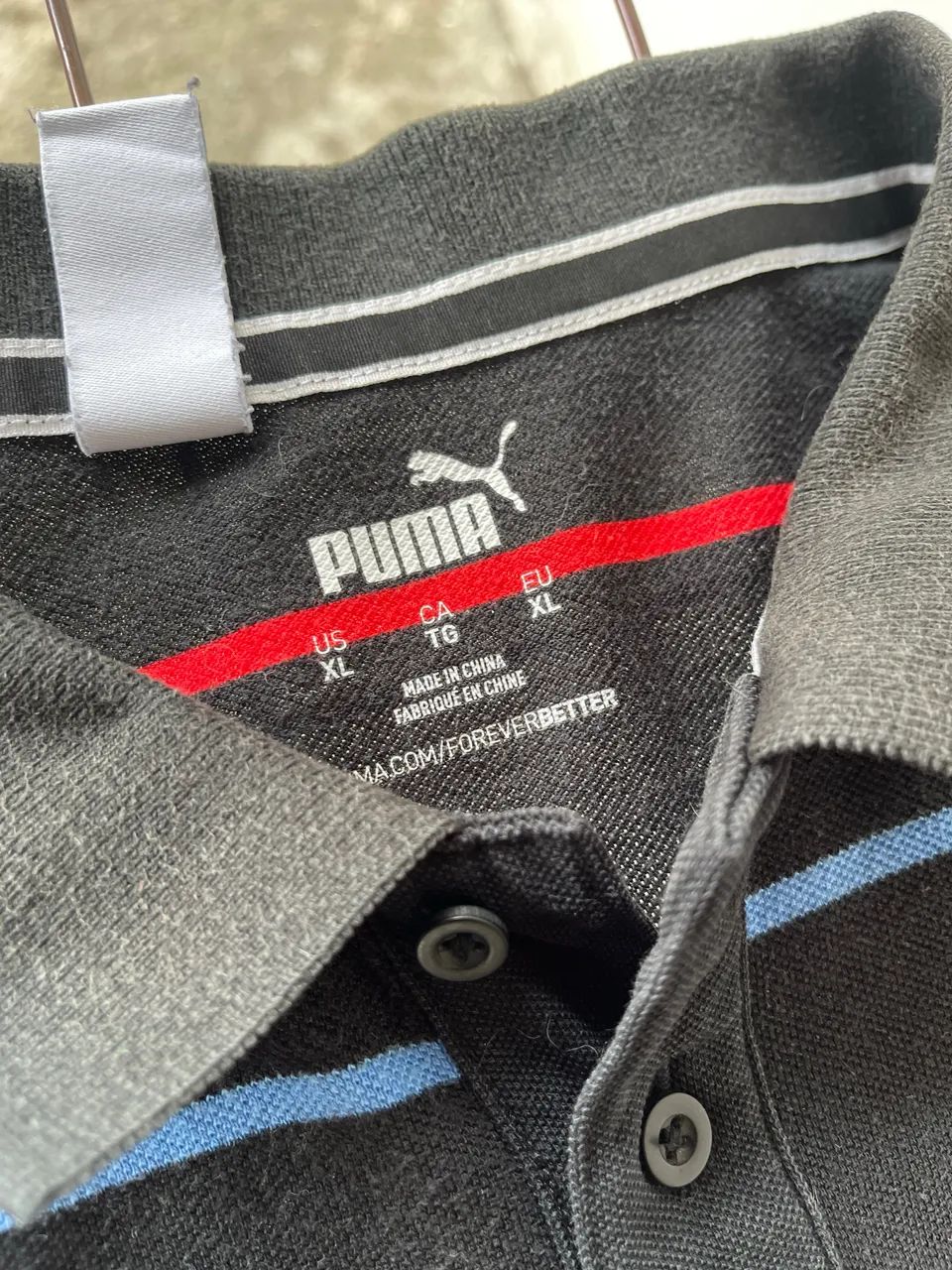 Camisa Polo Puma BMW Motorsport Striped Original - Tam GG Seminova Sem Etiqueta. - Foto 2