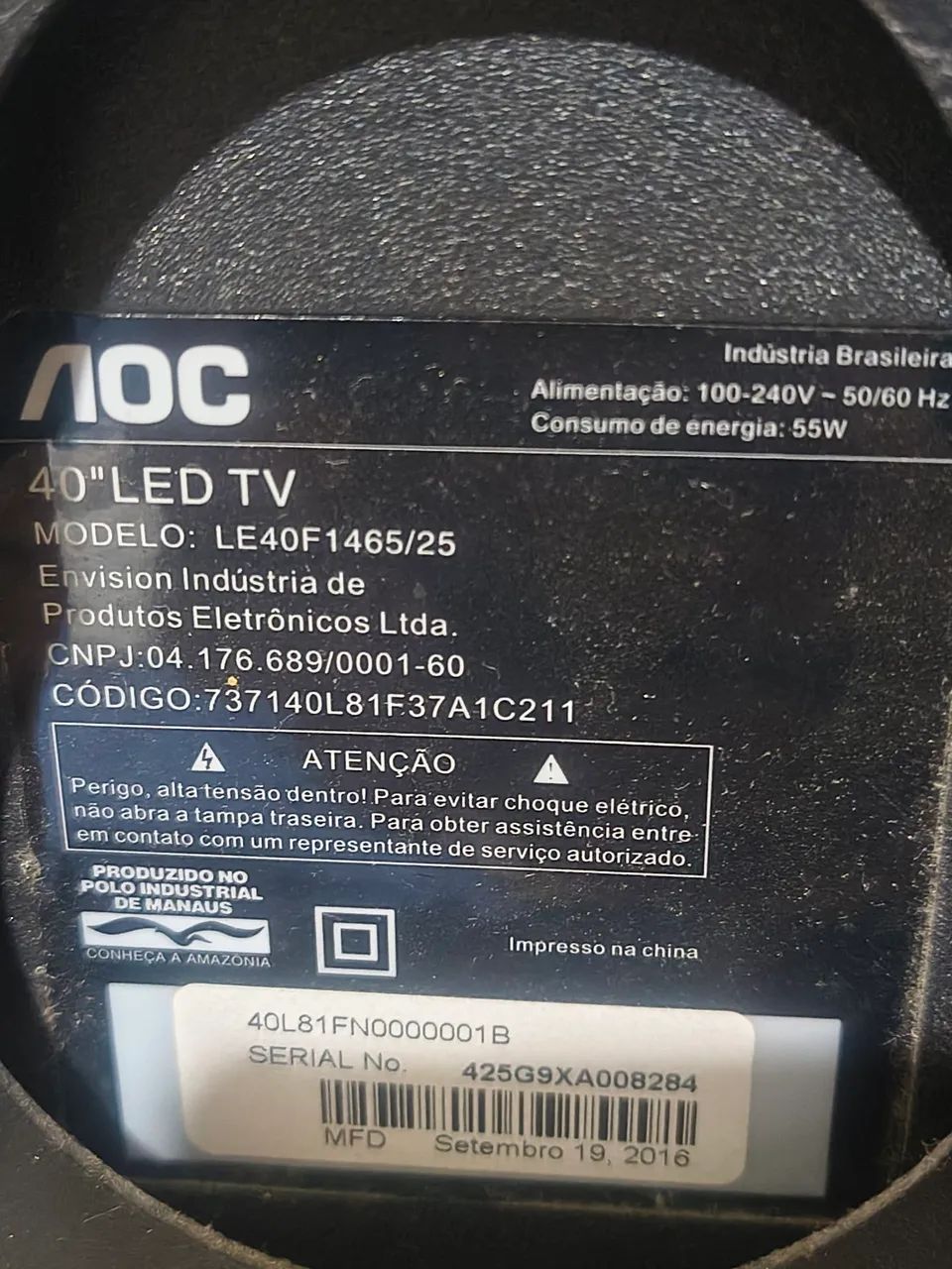 Tv AOC 40 - não é smart - Foto 2