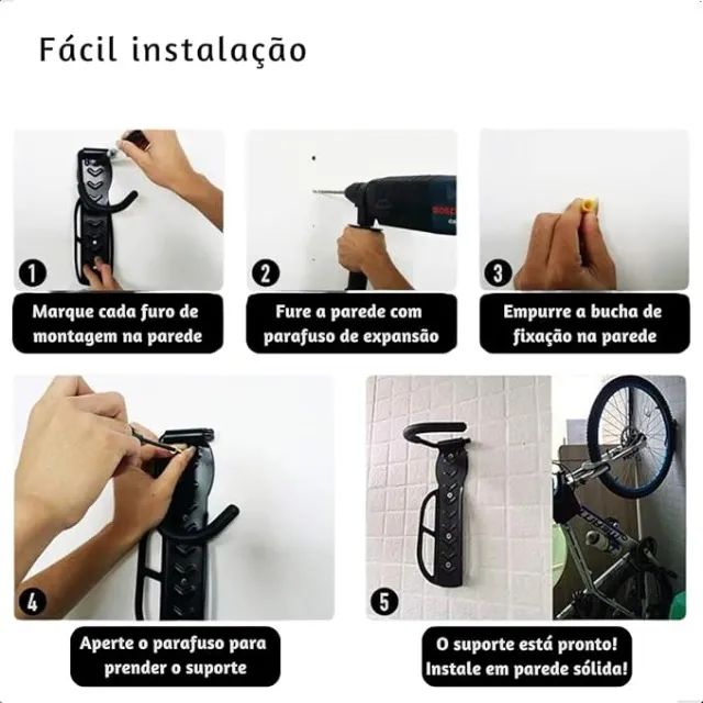 Suporte de Parede para Bikes - Foto 4