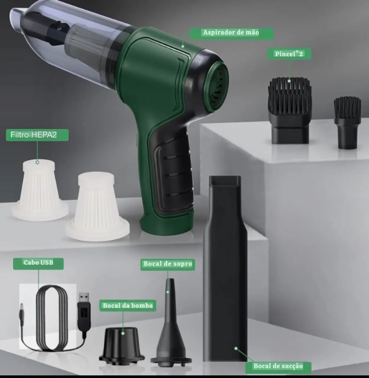 Aspirador de pó 3 em 1 com pagamento só na entrega  - Foto 3