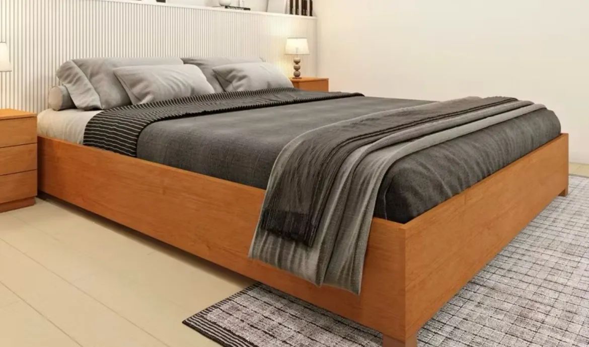 Cama casal com colchão  - Foto 2