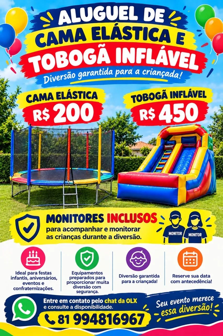 Aluguel de Brinquedos infláveis!  - Foto 2