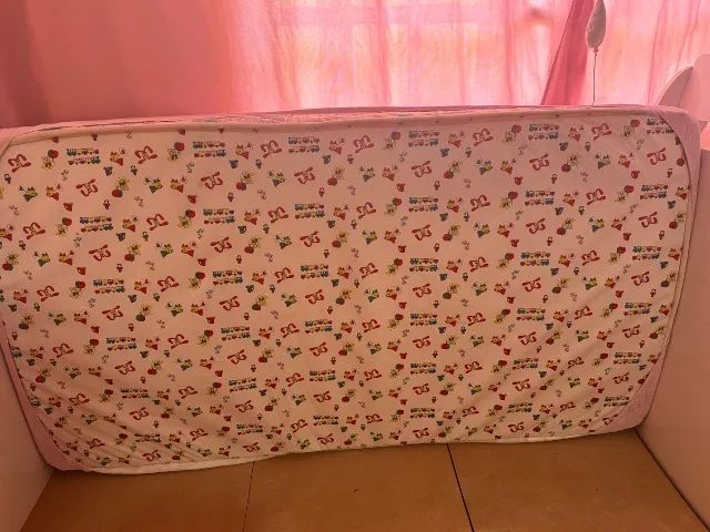 Berço americano, mini cama com colchão  - Foto 4