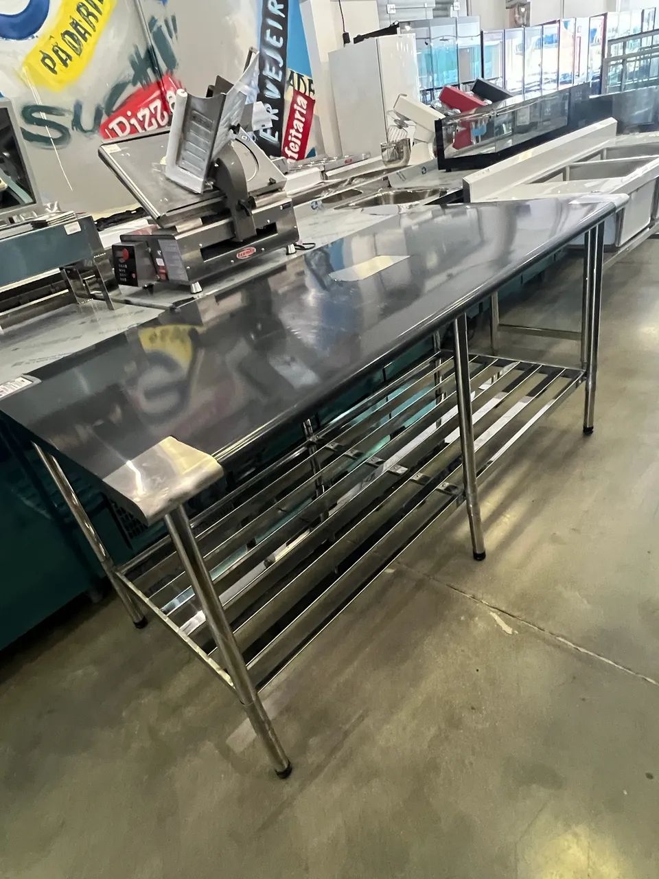 Bancada inox 1.90x0.90 - pronta entrega 