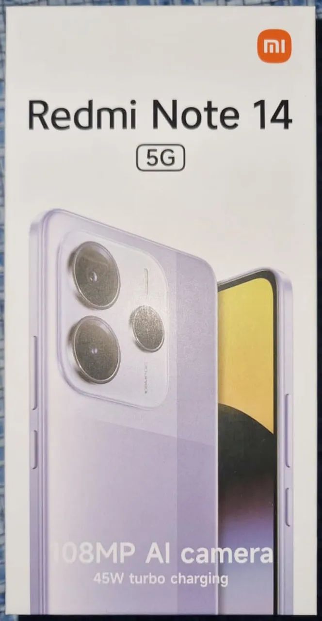REDMI NOTE 14 5G 256GB 8 GB RAM PRETO