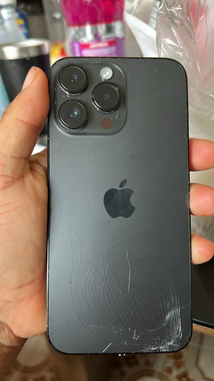 iPhone 14 Pro Max 256GB - Único Dono (Apenas Traseira Trincada