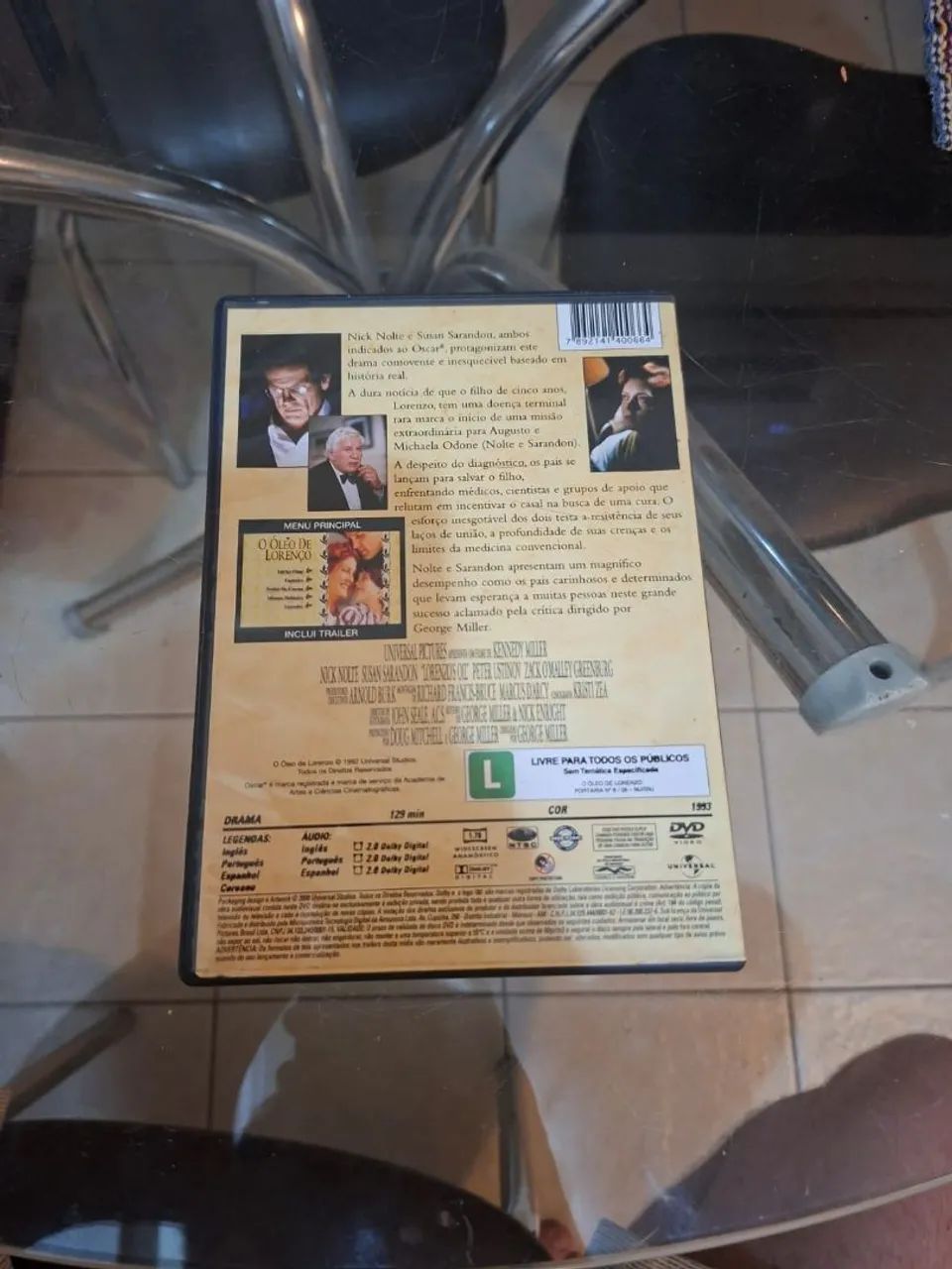 Dvd O Óleo de Lorenzo - Foto 2