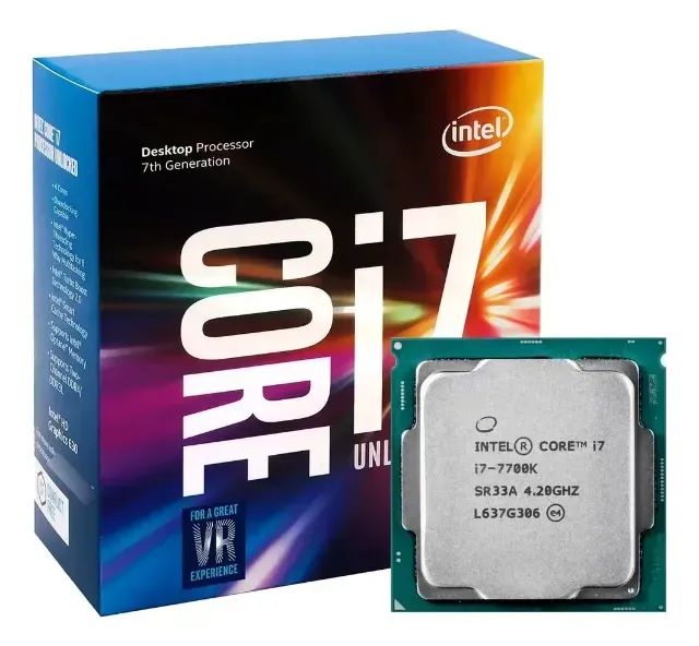 Processador Gamer Intel Core I7-7700k, Cache 8mb 4.2/4.5 Ghz