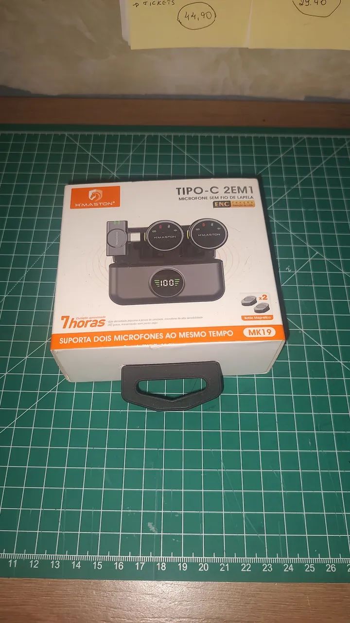 Microfone de lapela HMASTON Tipo-C 2EM1