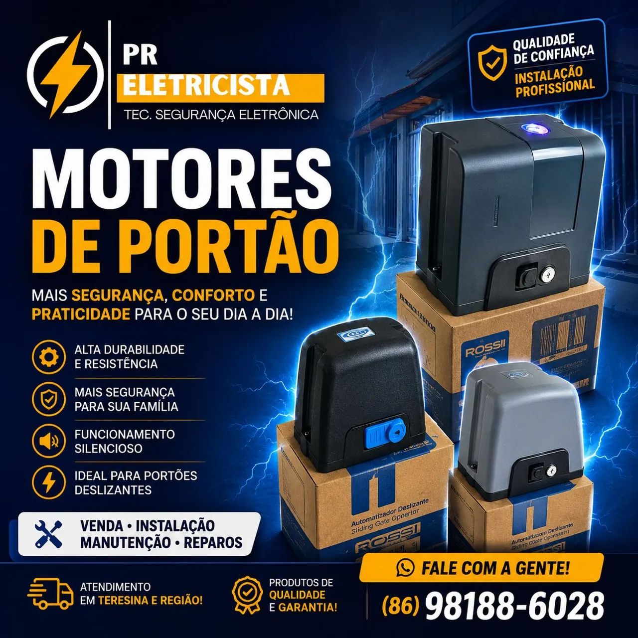 MOTOR DE PORTÃO 