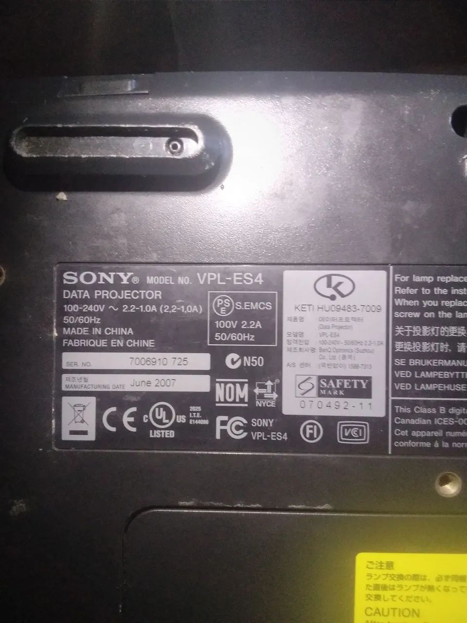 Projetor da sony - Foto 5