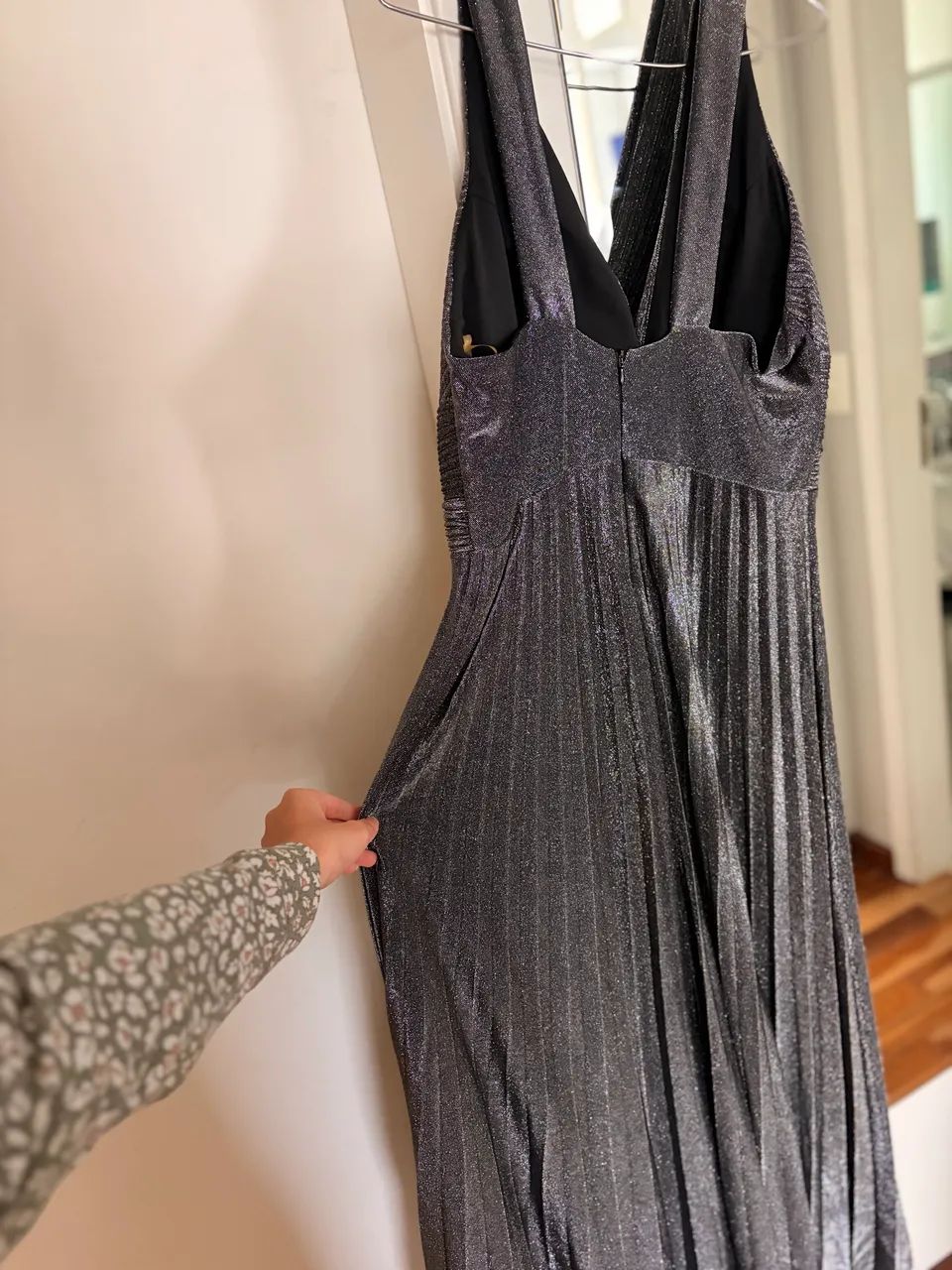 Vestido cinza brilhante  - Foto 4
