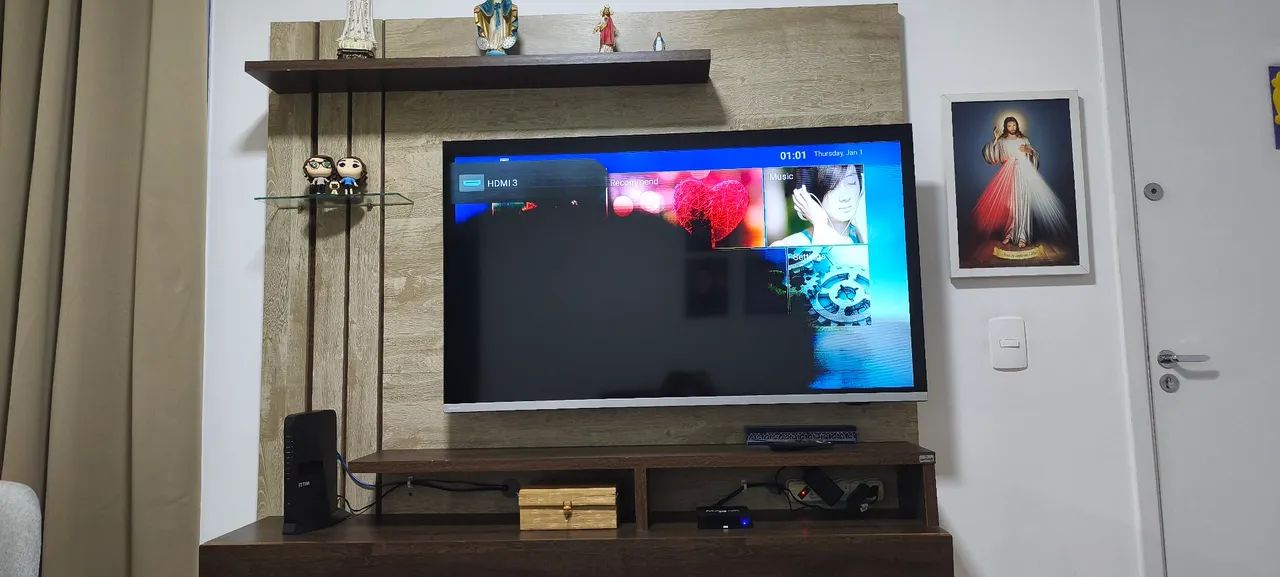 TV com tela queimada