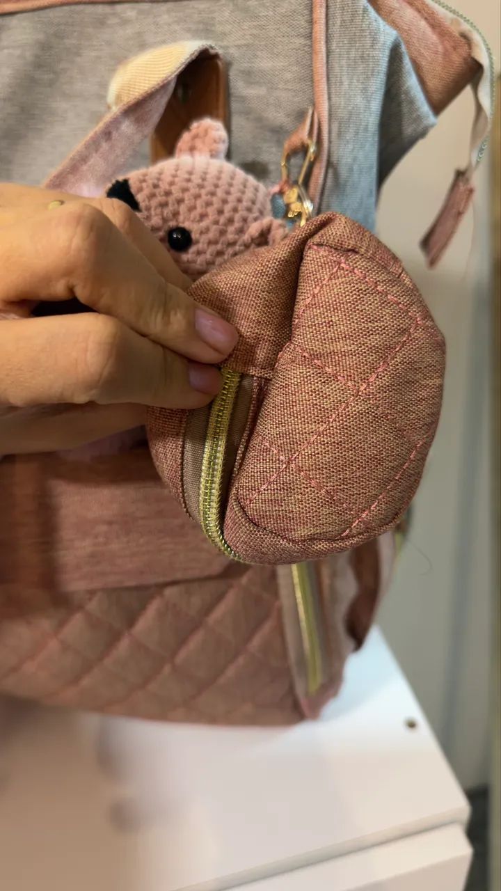 Mochila/Bolsa Maternidade que vira berço (Joyce) - Foto 3
