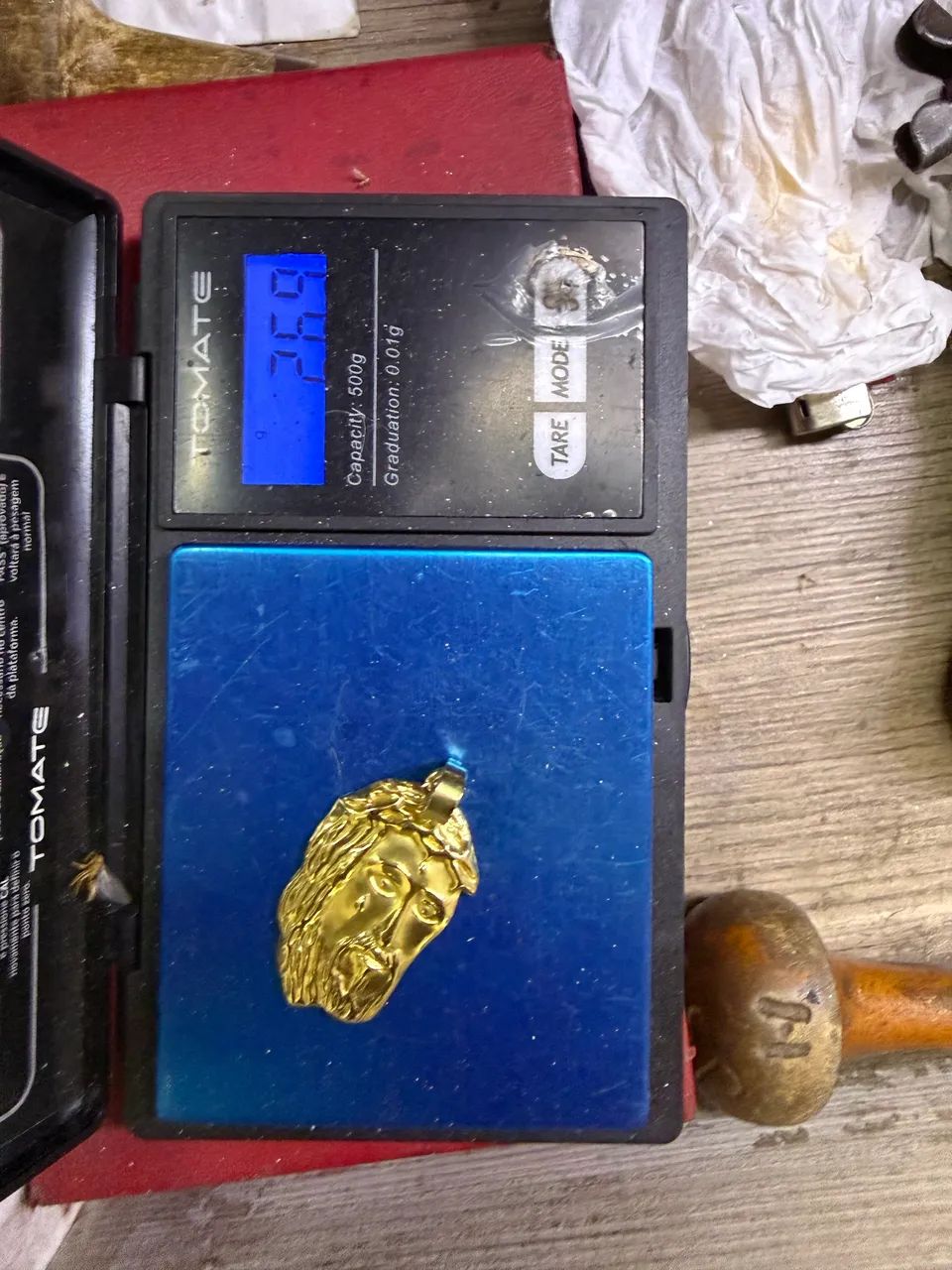 Pingente de ouro 18k, 2,6g - Foto 5