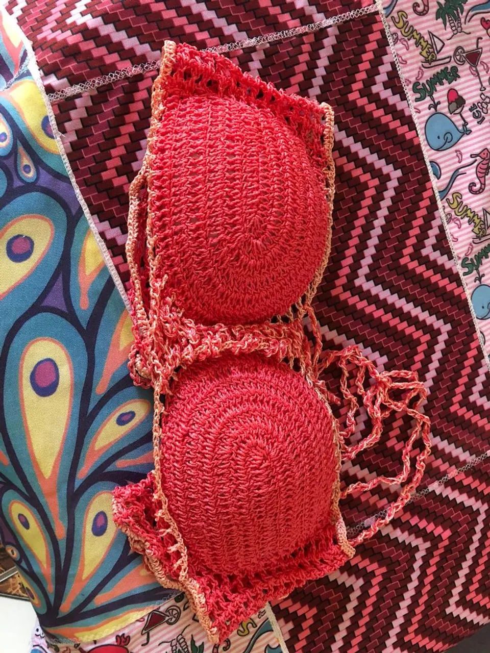 Roupas de crochê moda praia  - Foto 2