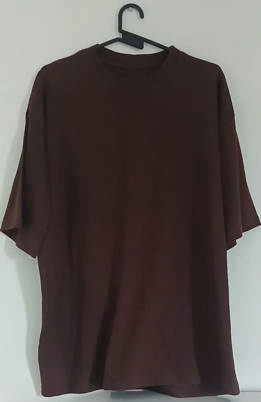 Camiseta marrom GG - Foto 2
