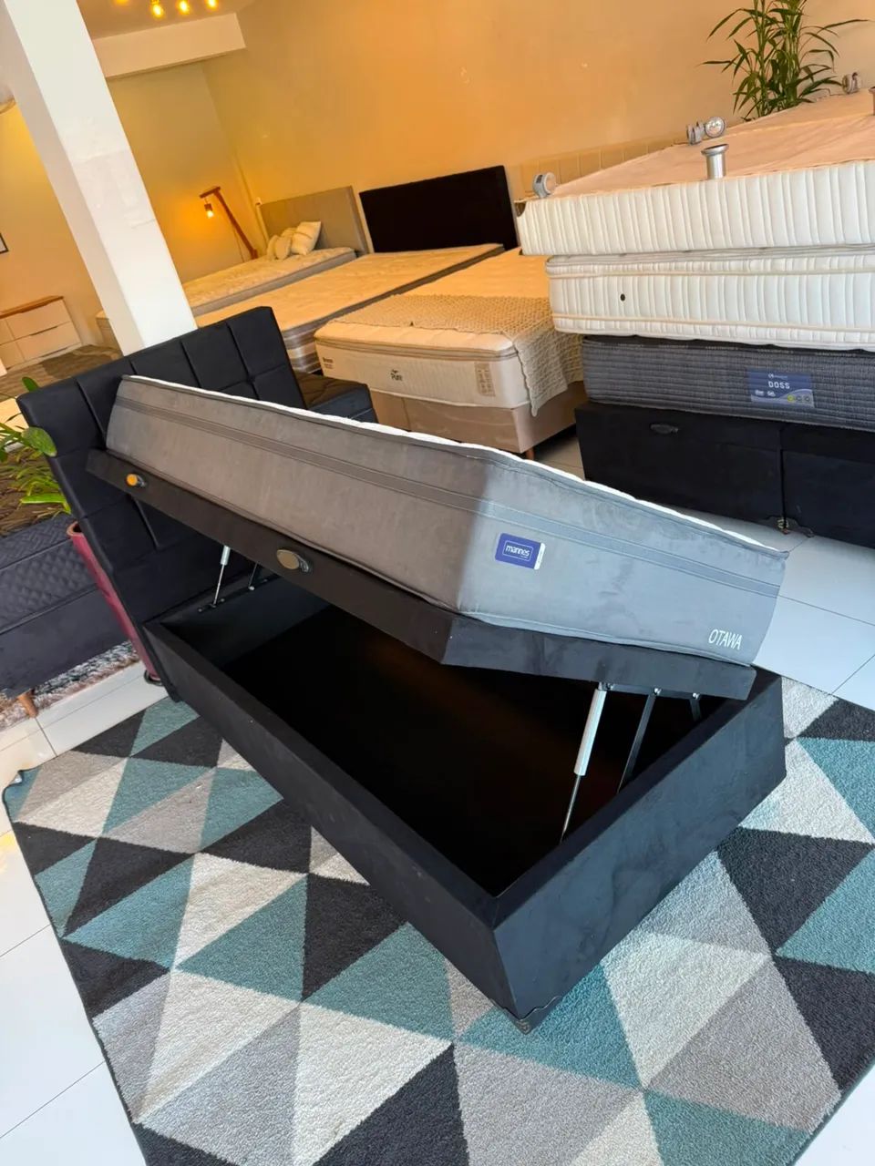 Cama Baú Solteiro MANNES NOVA - ENTREGO  - Foto 4