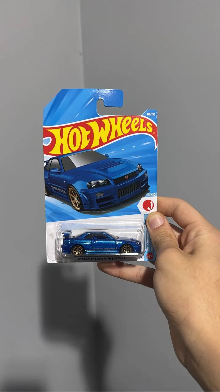 Gtr R34 Hotwheels lote J