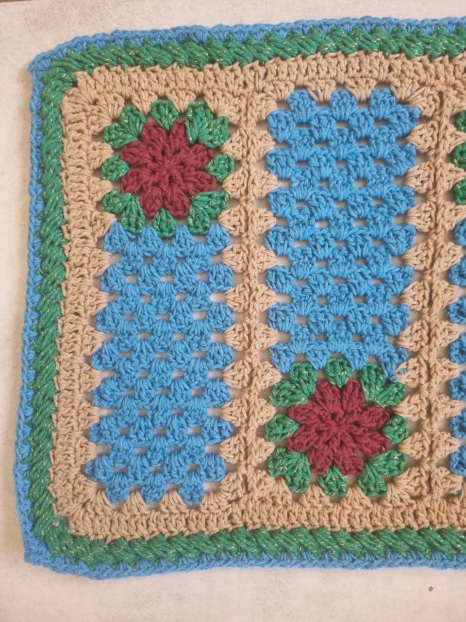 Tapete de Crochê Retangular. - Foto 3